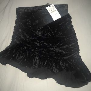 Velvet skirt